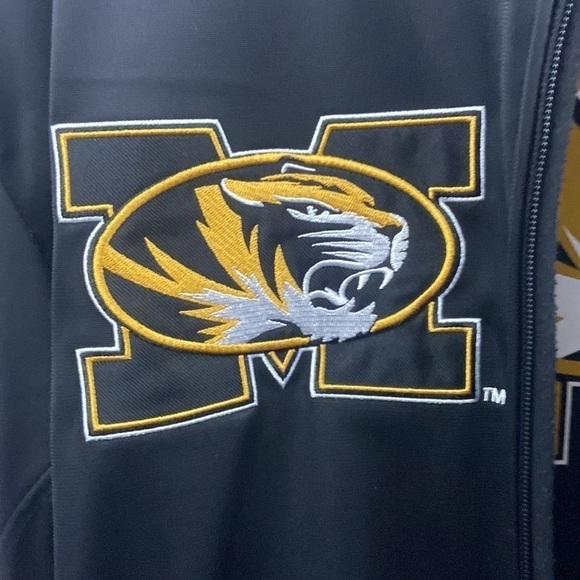 Missouri Mizzou Tigers Rare 2XL Reversible Mens Jacket Zipper Broke - Picture 10 of 16